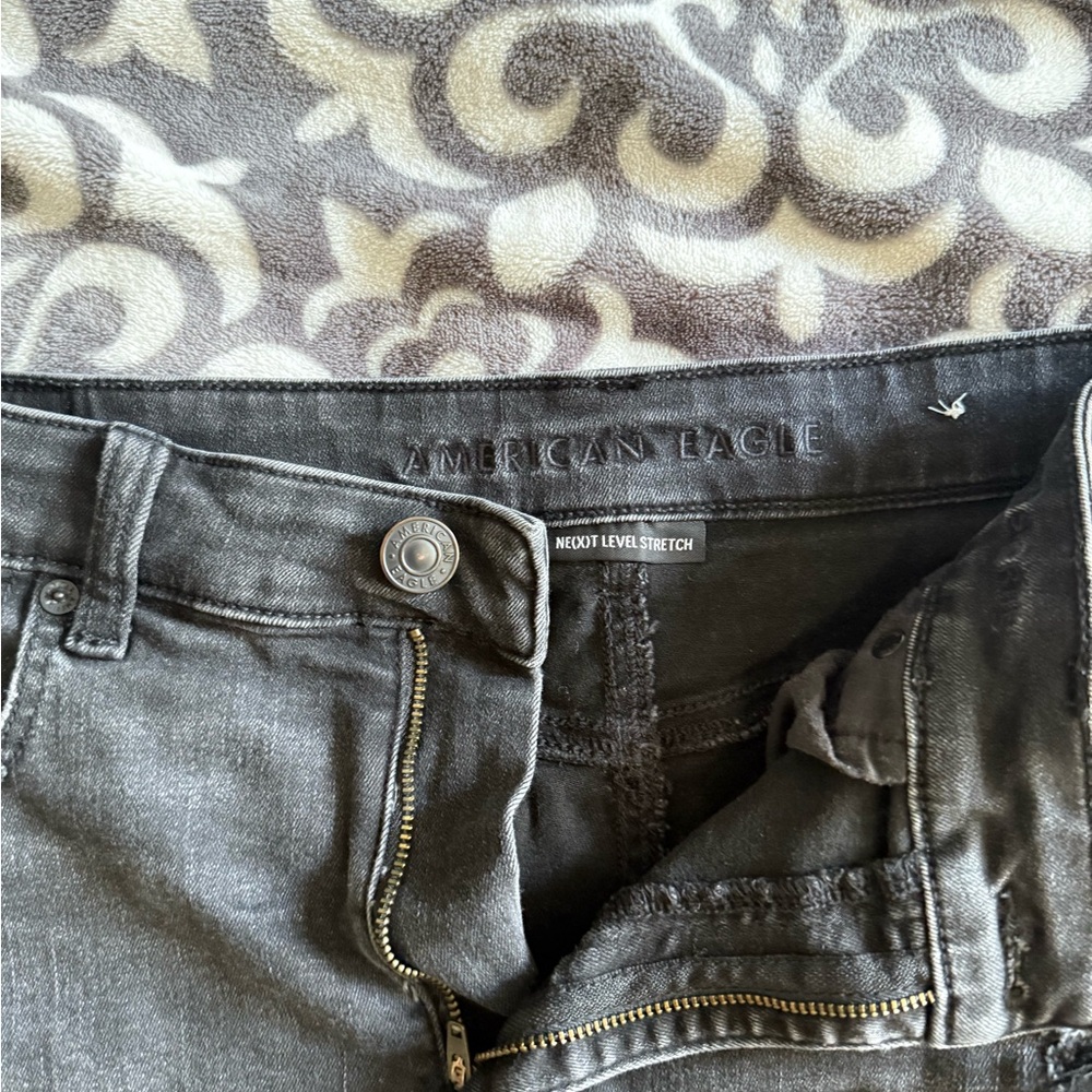 American Eagle Gray Jean Shorts